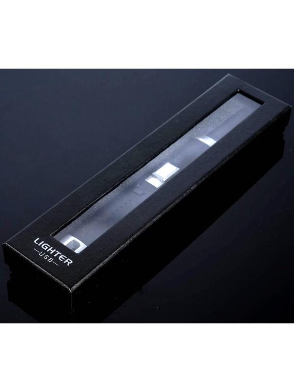 Зажигалка электронная, кухонная, 23 х 2.5 х 1.5 см, USB, черная
