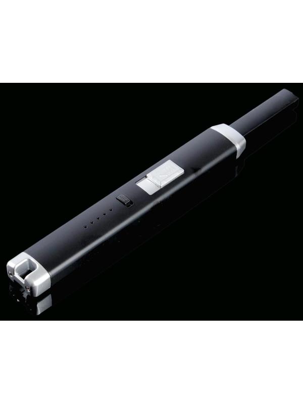 Зажигалка электронная, кухонная, 23 х 2.5 х 1.5 см, USB, черная