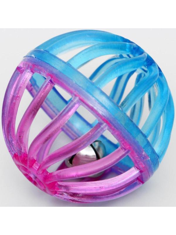 Набор из 4 шариков для кошек, микс цветов