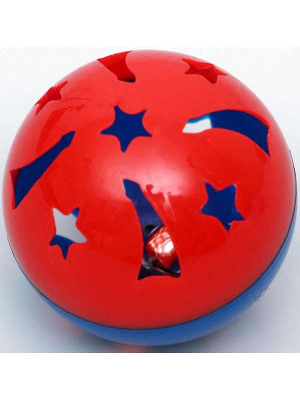 Набор из 4 шариков для кошек, микс цветов