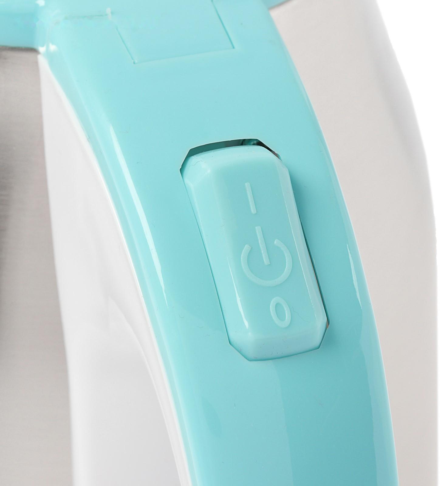 Чайник электрический Sakura SA-2147BL, металл, 1.8 л, 1800 Вт, голубой