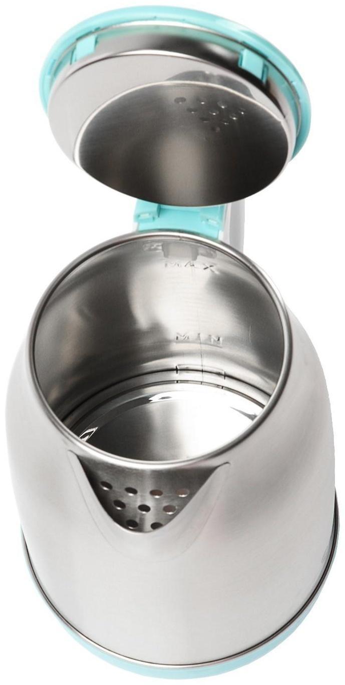 Чайник электрический Sakura SA-2147BL, металл, 1.8 л, 1800 Вт, голубой