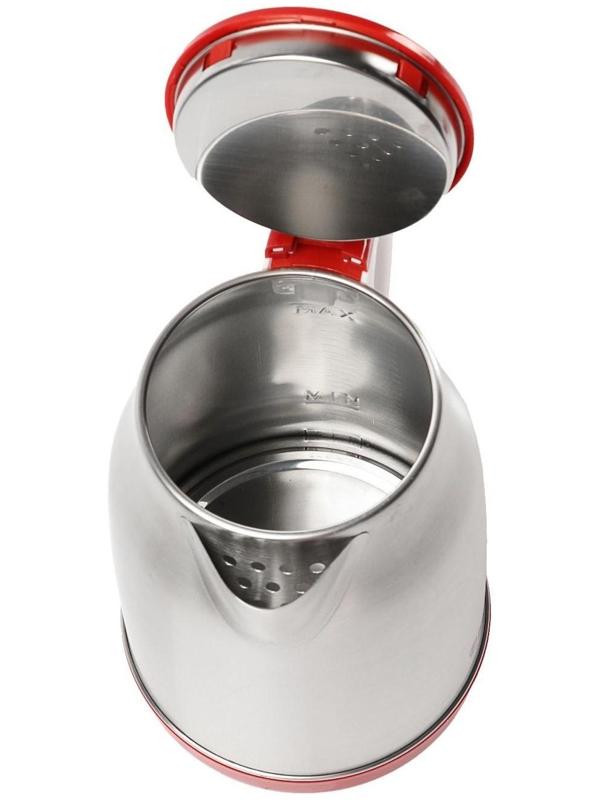 Чайник электрический Sakura SA-2147R, металл, 1.8 л, 1800 Вт, красный