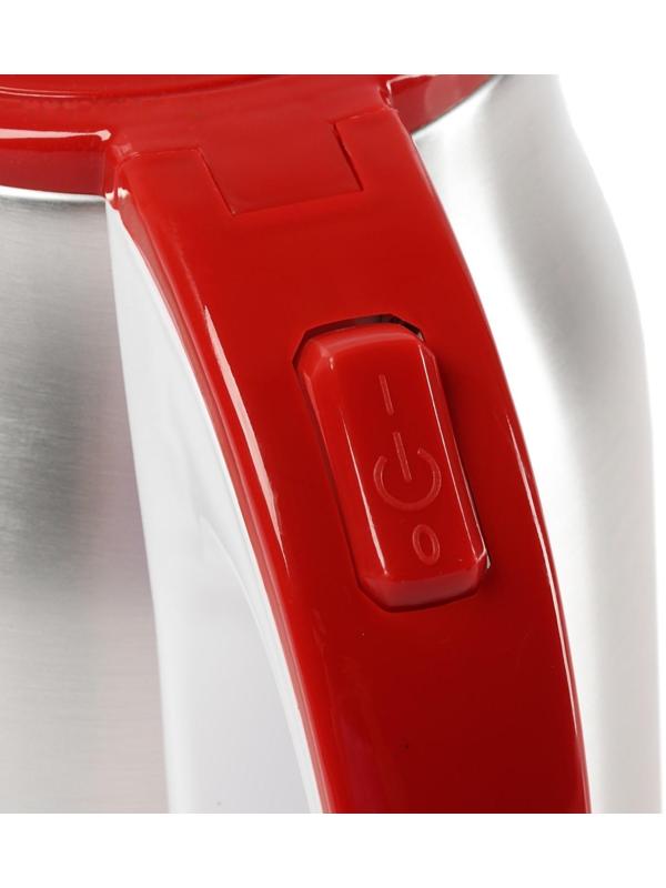 Чайник электрический Sakura SA-2147R, металл, 1.8 л, 1800 Вт, красный