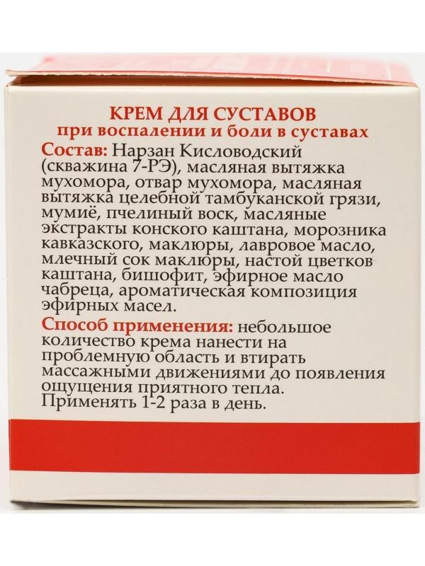 Крем для суставов монастырский «Мухомор», 50 мл