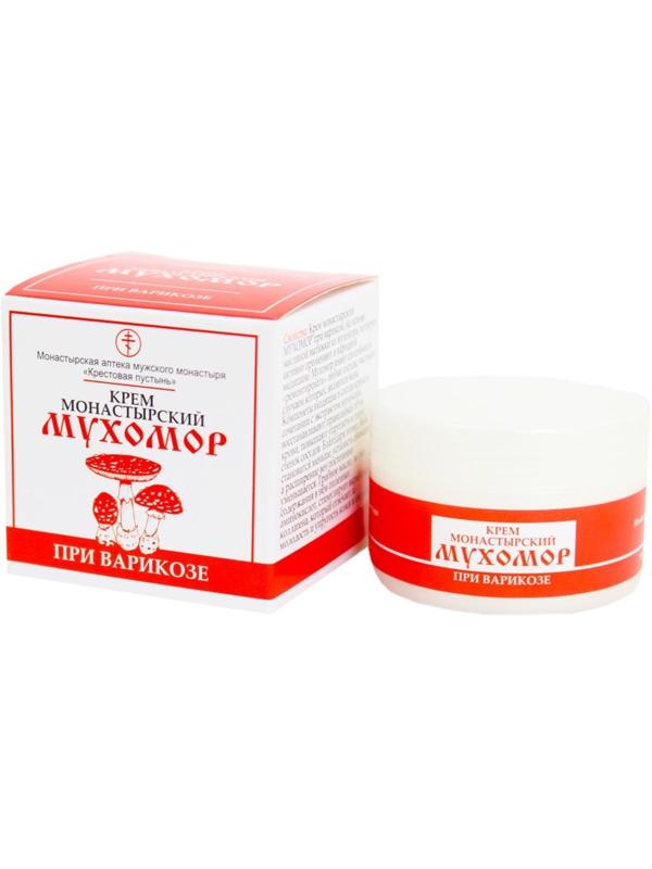Монастырский крем при варикозе «Мухомор»