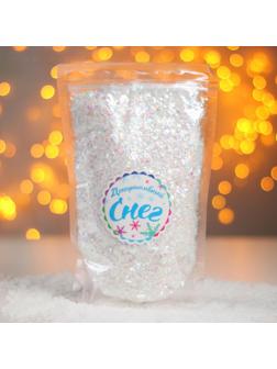 Снег искусственный сыпучий для декора «Блёстки» 110 г