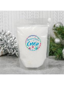 Снег искусственный сыпучий для декора «Мягкий с блёстками» 50 г