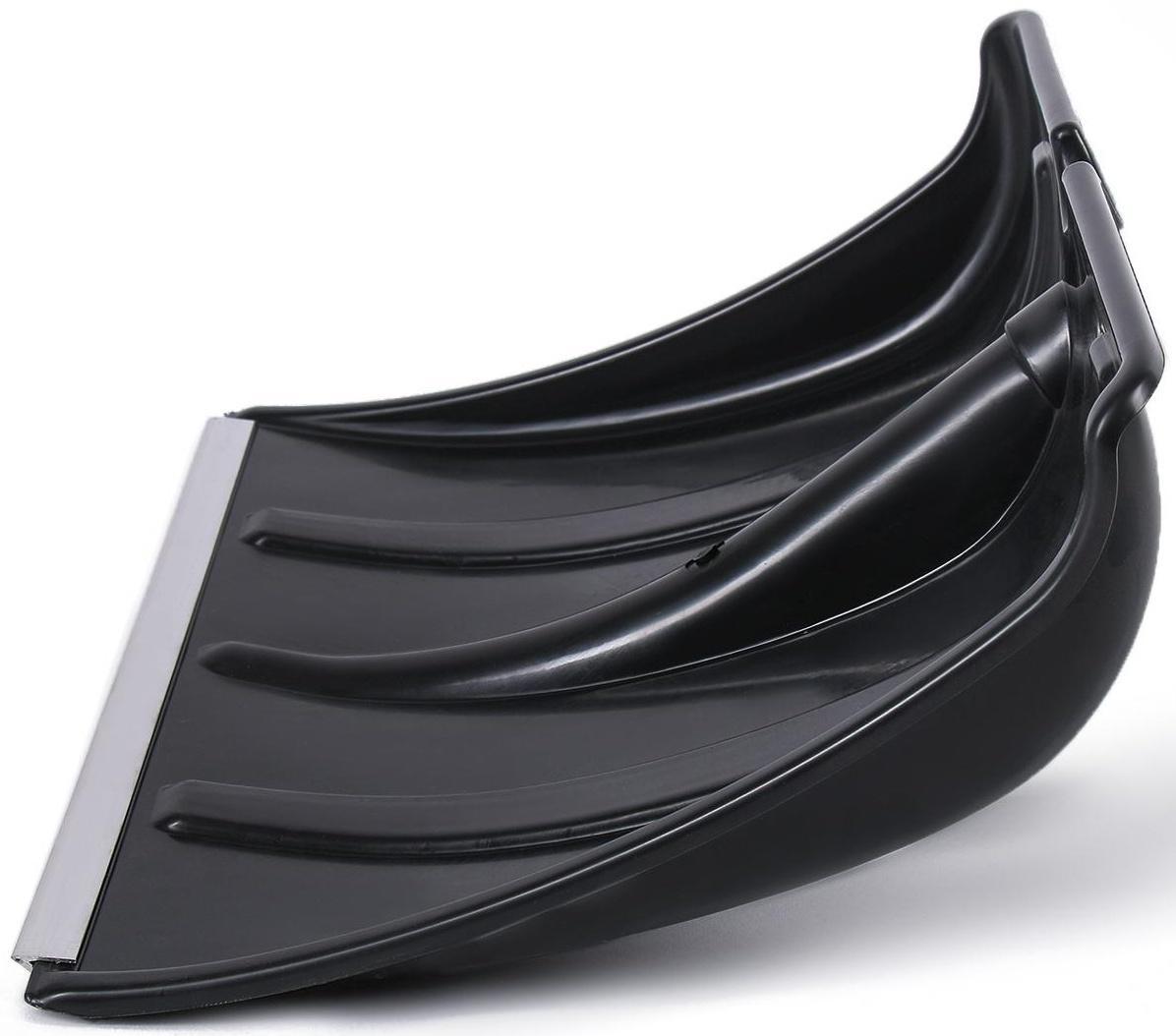 Ковш лопаты пластиковый, 365 × 480 мм, с алюминиевой планкой, тулейка 32 мм