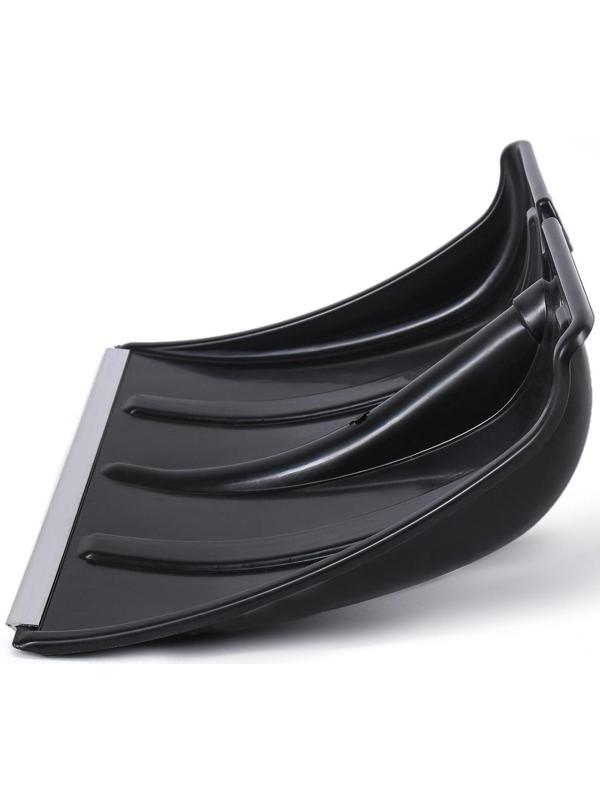 Ковш лопаты пластиковый, 365 × 480 мм, с алюминиевой планкой, тулейка 32 мм