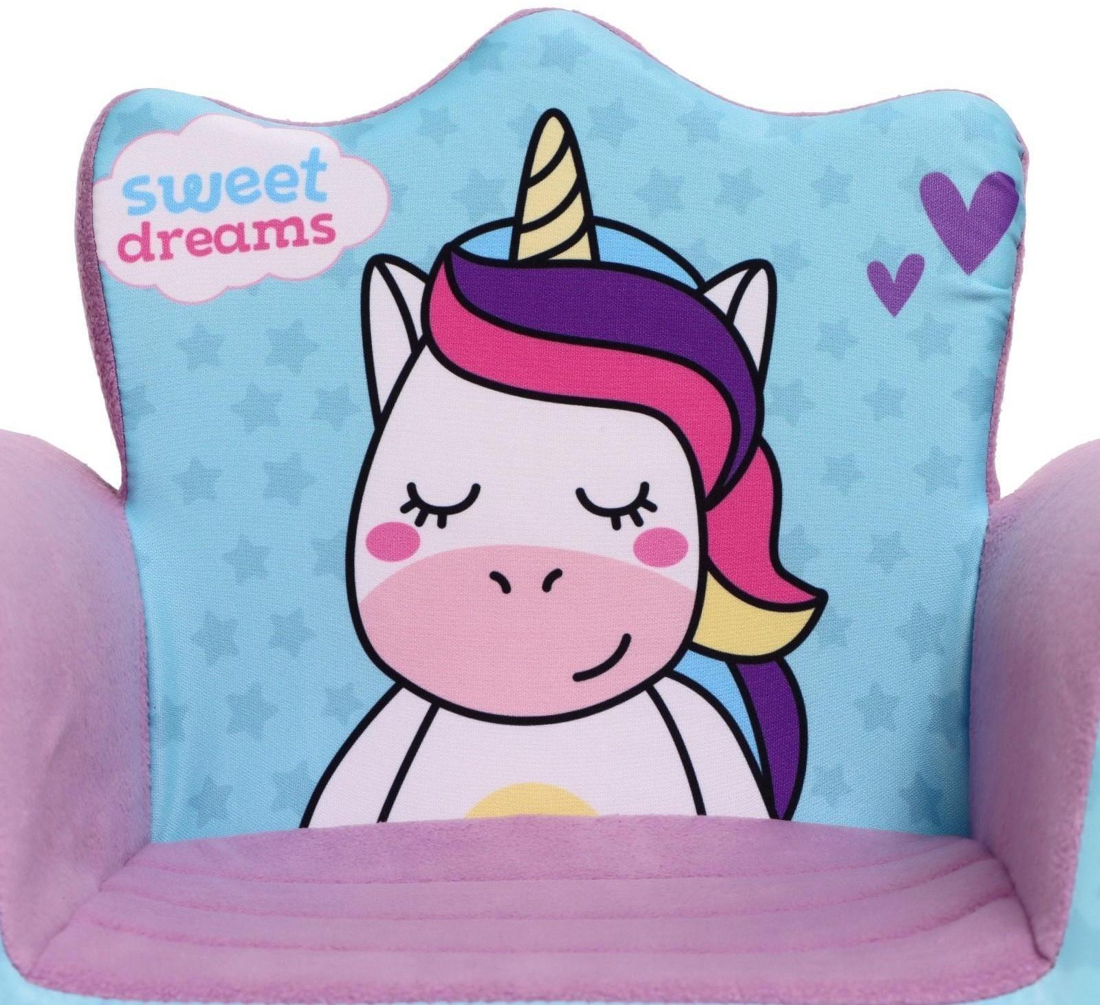Мягкая игрушка-кресло «Единорог», цвета МИКС