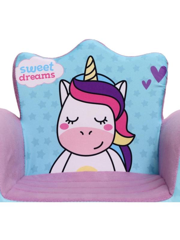 Мягкая игрушка-кресло «Единорог», цвета МИКС