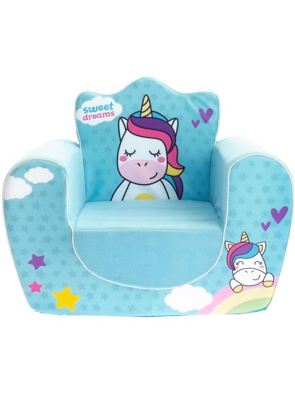 Мягкая игрушка-кресло «Единорог», цвета МИКС