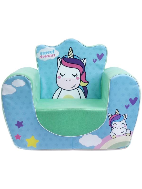 Мягкая игрушка-кресло «Единорог», цвета МИКС