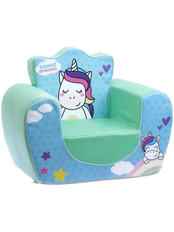 Мягкая игрушка-кресло «Единорог», цвета МИКС