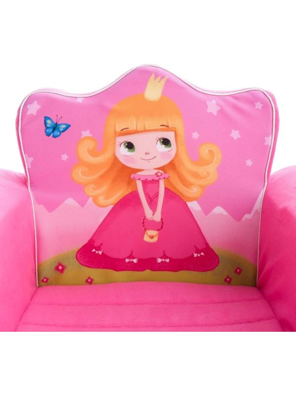 Мягкая игрушка кресло «Принцесса», цвет розовый
