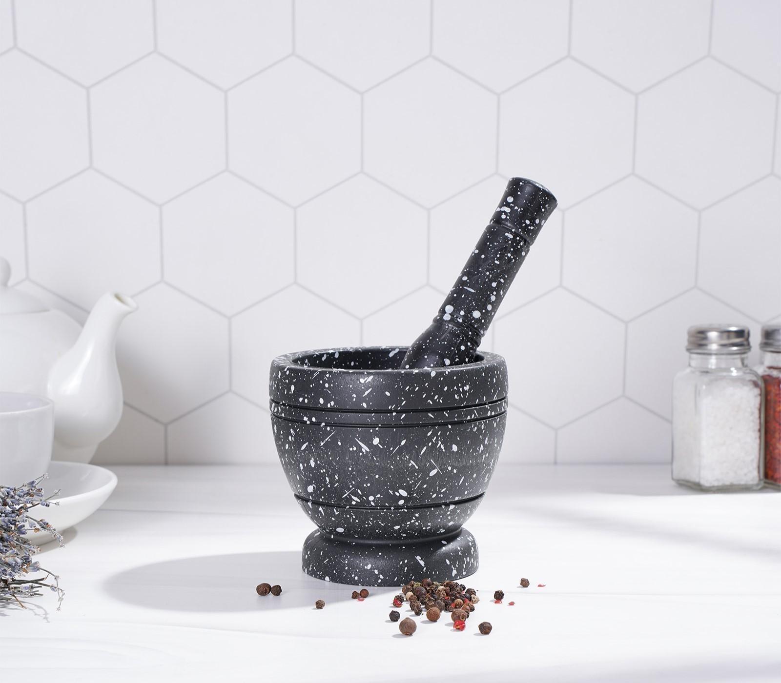 Ступка с пестиком «Чёрный камень»