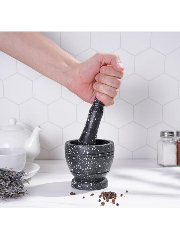 Ступка с пестиком «Чёрный камень»