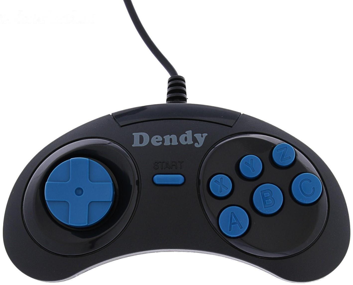 Геймпад для Dendy 8-bit, 9pin (узкий разъем), черный