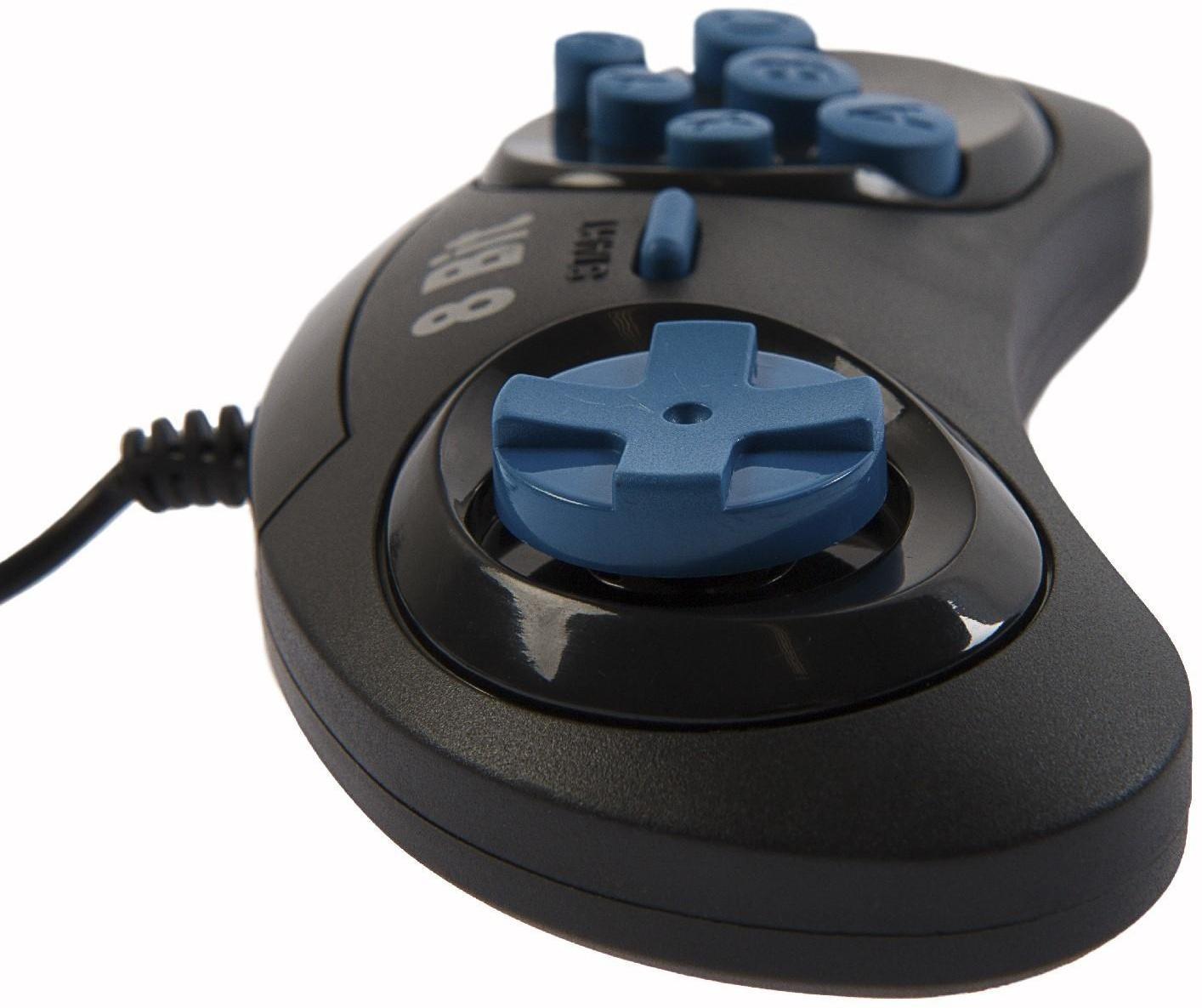 Геймпад для Dendy 8-bit, 9pin (узкий разъем), черный