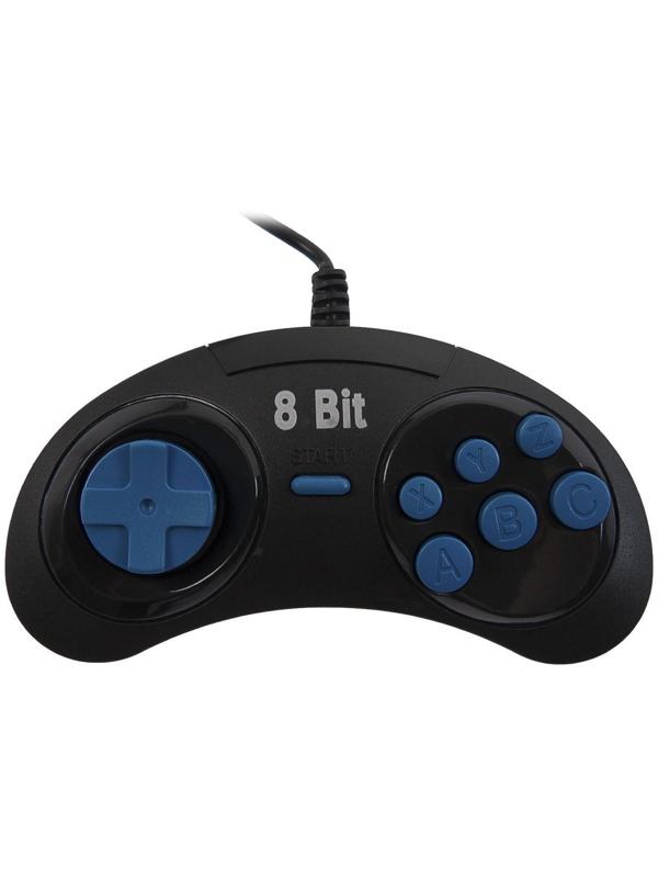 Геймпад для Dendy 8-bit, 9pin (узкий разъем), черный