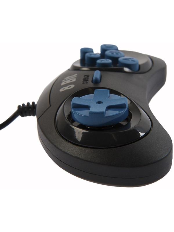 Геймпад для Dendy 8-bit, 9pin (узкий разъем), черный