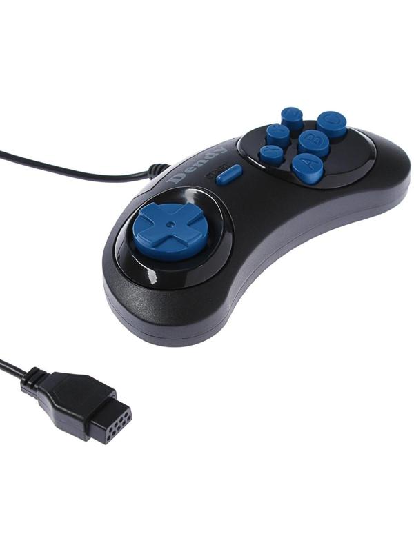 Геймпад для Dendy 8-bit, 9pin (узкий разъем), черный