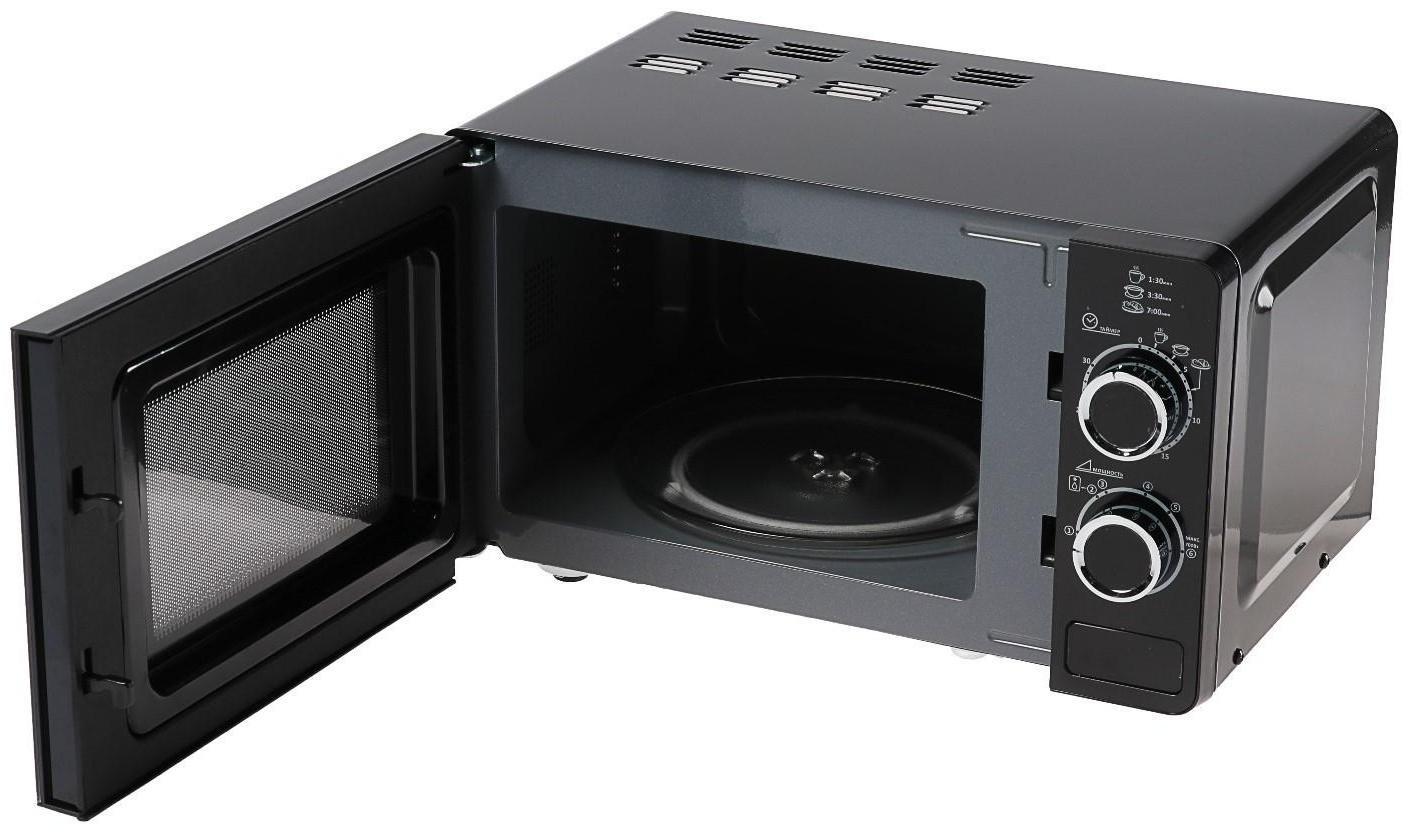 Микроволновая печь OPTIMA MO-2110B, 700 Вт, 20 л, черная