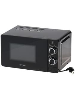 Микроволновая печь OPTIMA MO-2110B, 700 Вт, 20 л, черная