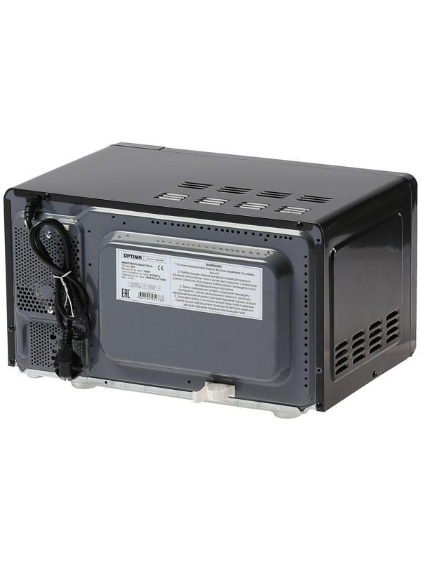 Микроволновая печь OPTIMA MO-2110B, 700 Вт, 20 л, черная