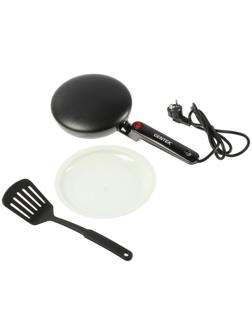 Блинница электрическая Centek CT-1455, погружная, 650 Вт, d=20 см, чёрная