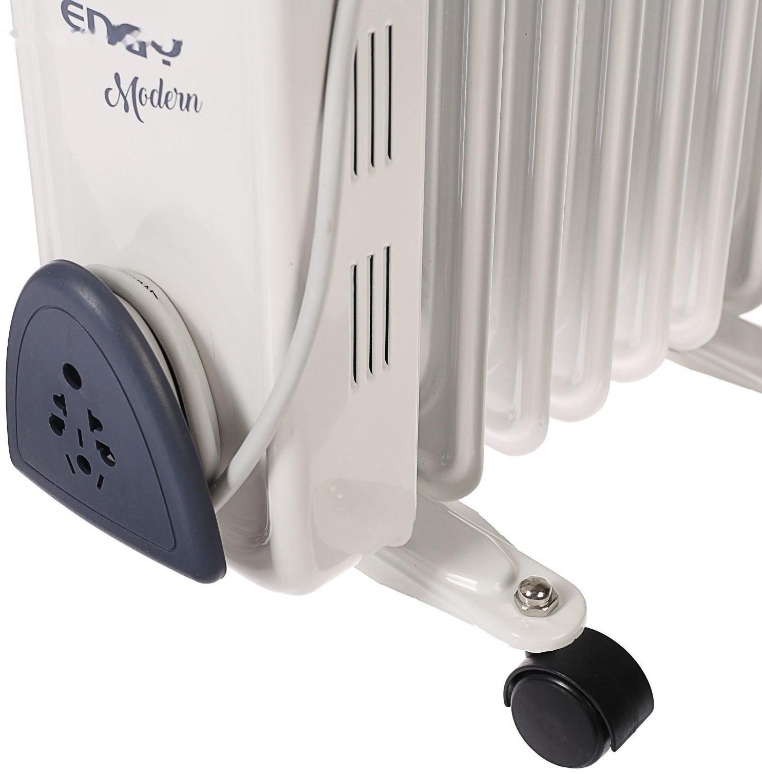 Обогреватель ENGY EN-2207 Modern, масляный, 1500 Вт, 7 секций, белый