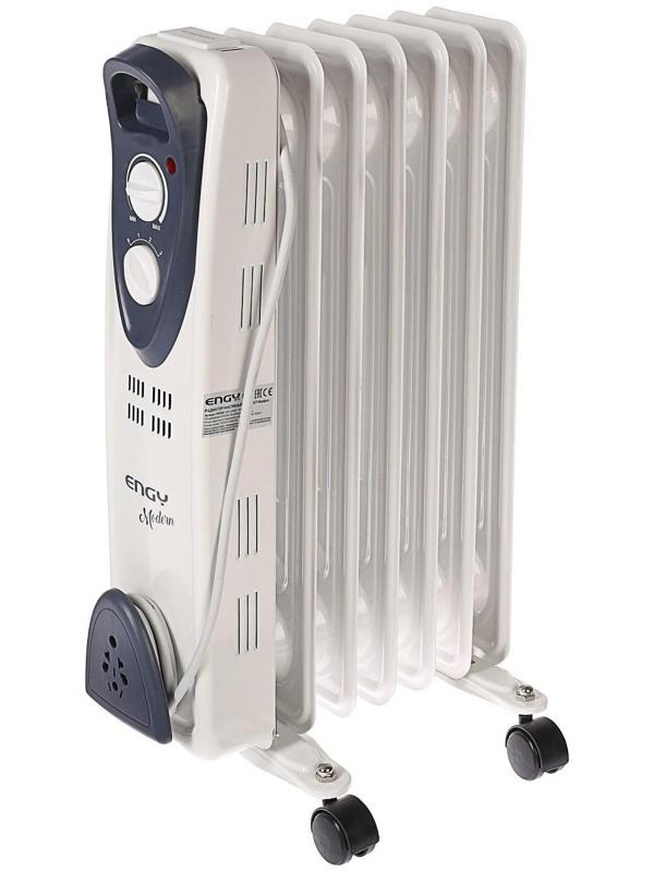 Обогреватель ENGY EN-2207 Modern, масляный, 1500 Вт, 7 секций, белый