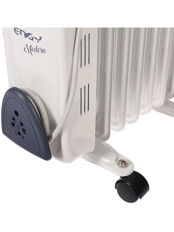 Обогреватель ENGY EN-2207 Modern, масляный, 1500 Вт, 7 секций, белый
