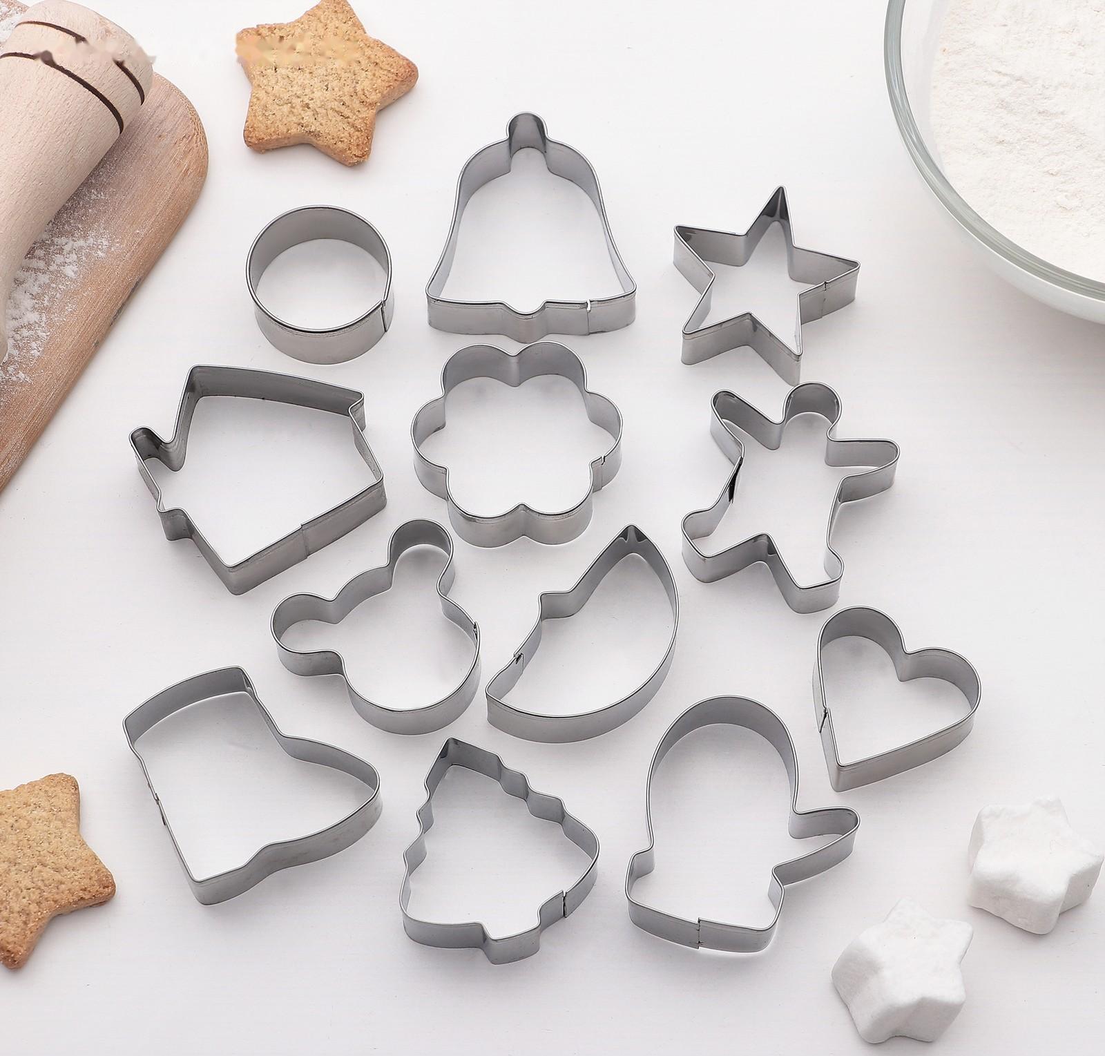 Набор форм для вырезания печенья «Новогодняя сказка», 12 шт