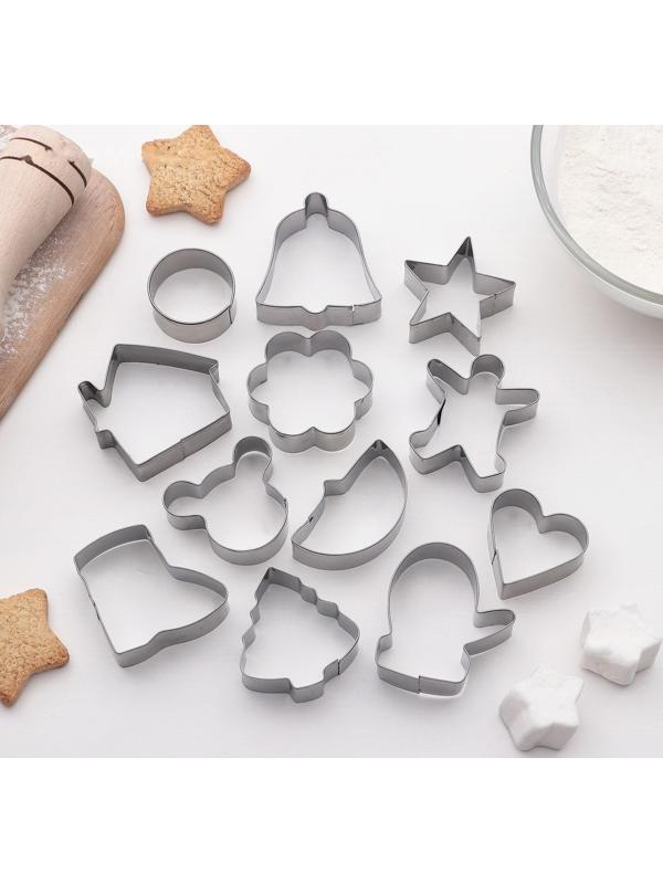 Набор форм для вырезания печенья «Новогодняя сказка», 12 шт