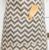 Фартук Доляна 60х70см, Зигзаг сер, 100%пэ, рогожка 200 гр/м