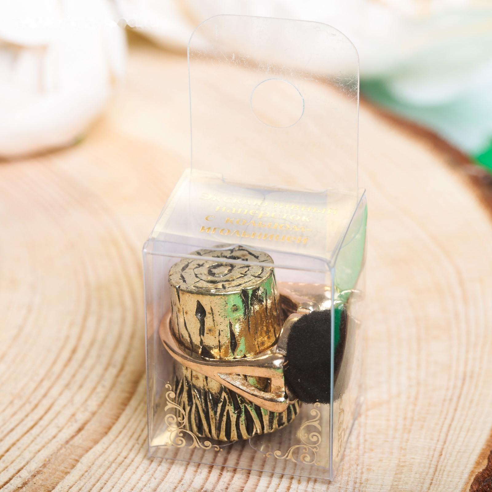 Напёрсток с игольницей «Мишка»