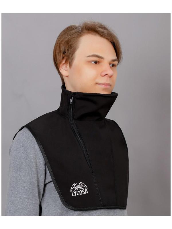 Ветрозащита шеи и груди - подшлемник LYCOSA WINDSTOPPER BLACK