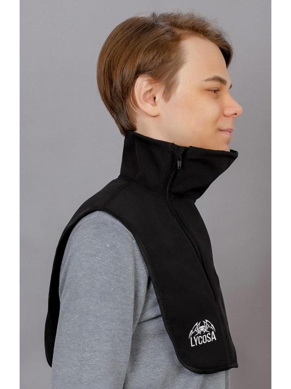 Ветрозащита шеи и груди - подшлемник LYCOSA WINDSTOPPER BLACK