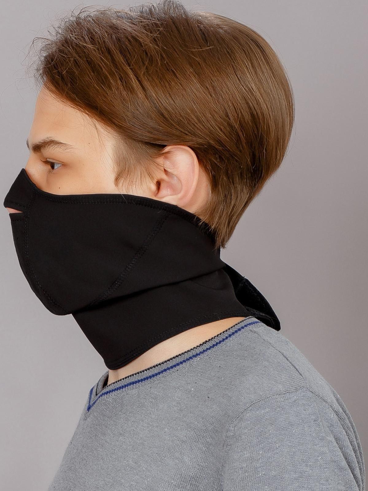 Ветрозащитная маска - подшлемник LYCOSA WINDSTOPPER BLACK