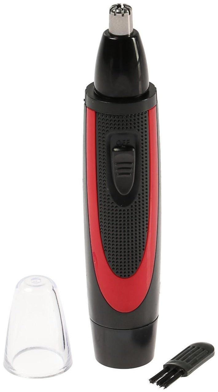 Триммер для волос Luazon LTRI-03, для носа и ушей, 1хАА (не в комплекте), чёрный