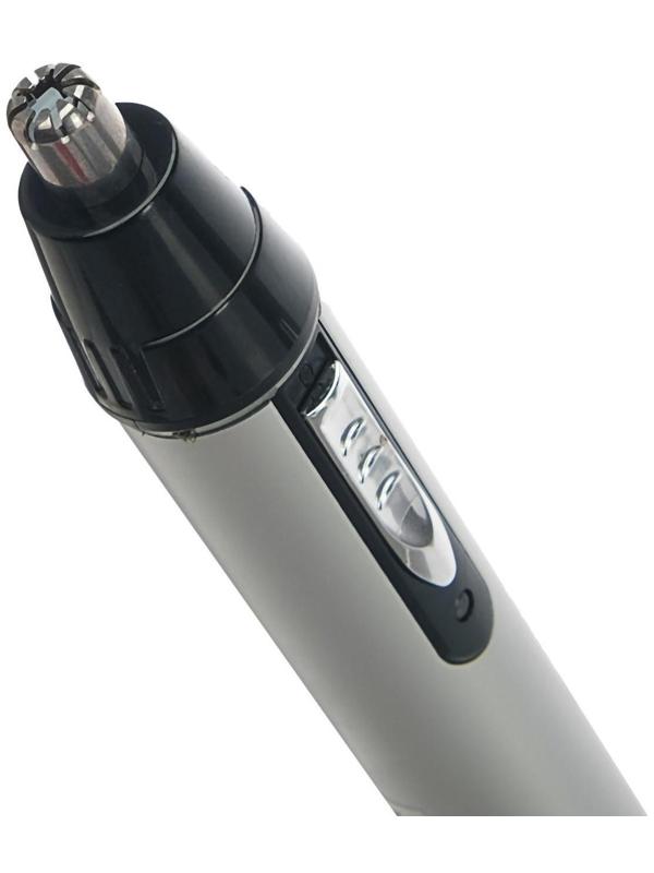 Триммер для волос LuazON LTRI-09, для носа/ушей, 2 насадки, АКБ, серый