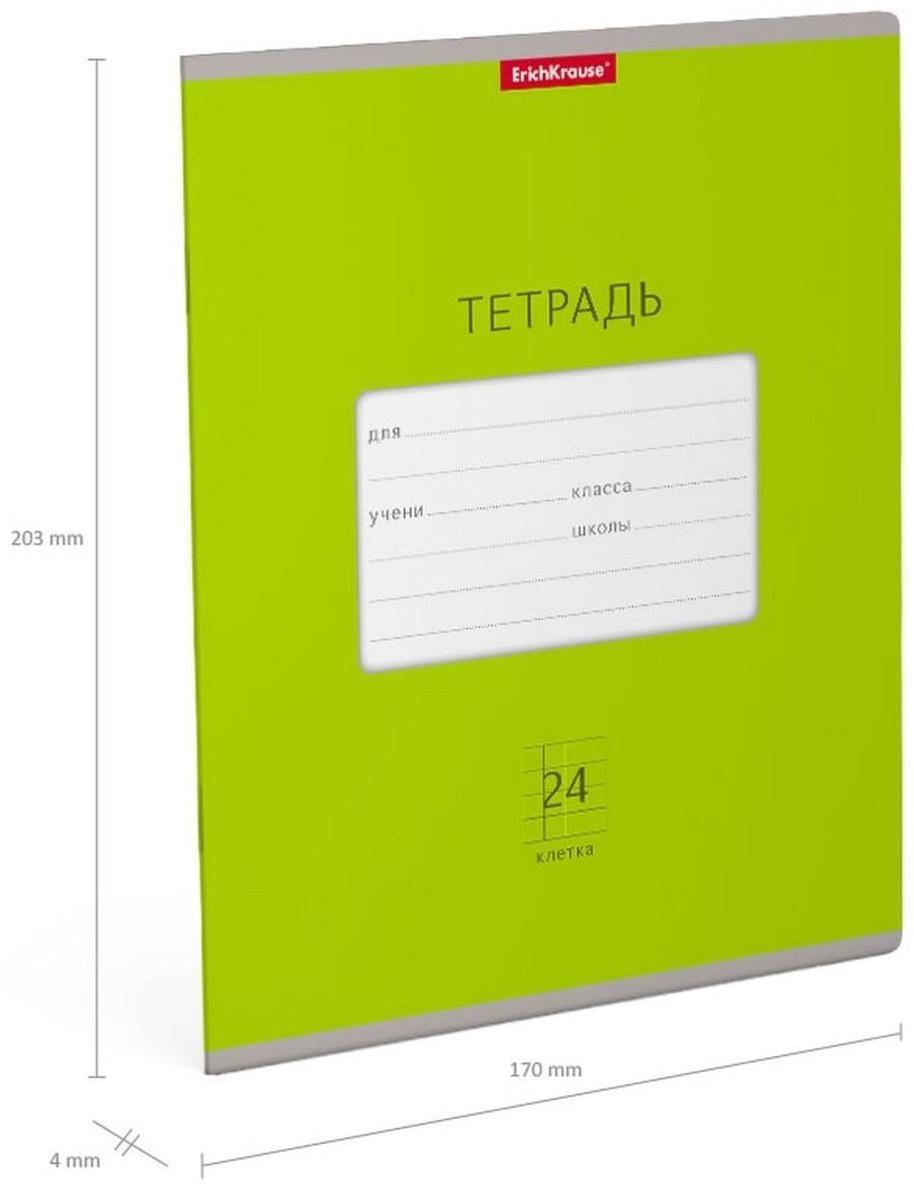 Тетрадь 24 листа в клетку ErichKrause Bright 