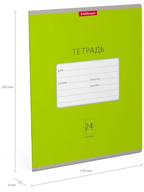Тетрадь 24 листа в клетку ErichKrause Bright 