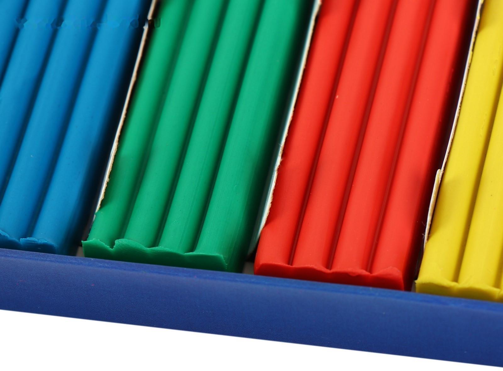 Пластилин 6 цветов 120 г, 