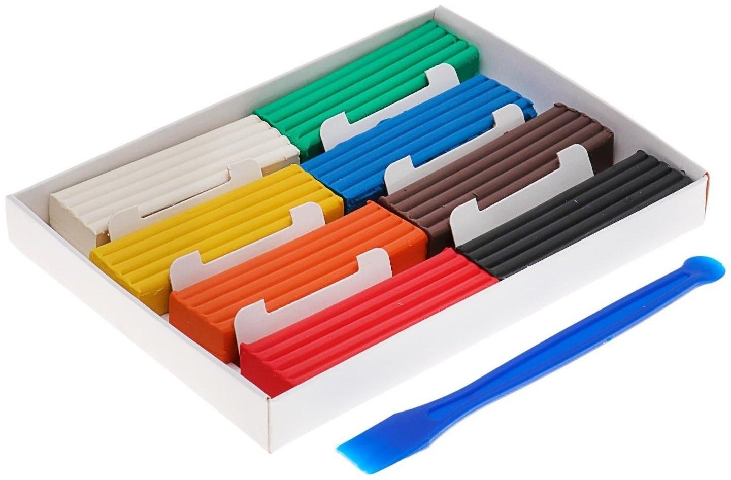 Пластилин 8 цветов 160 г, 