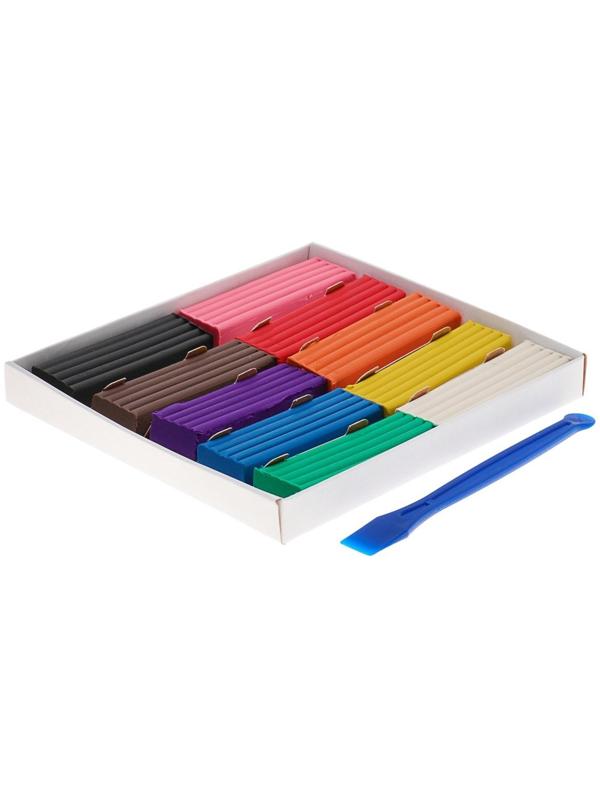 Пластилин 10 цветов 200 г, 