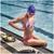 Шапочка для плавания взрослая ONLYTOP Swim, резиновая, обхват 54-60 см, цвета микс