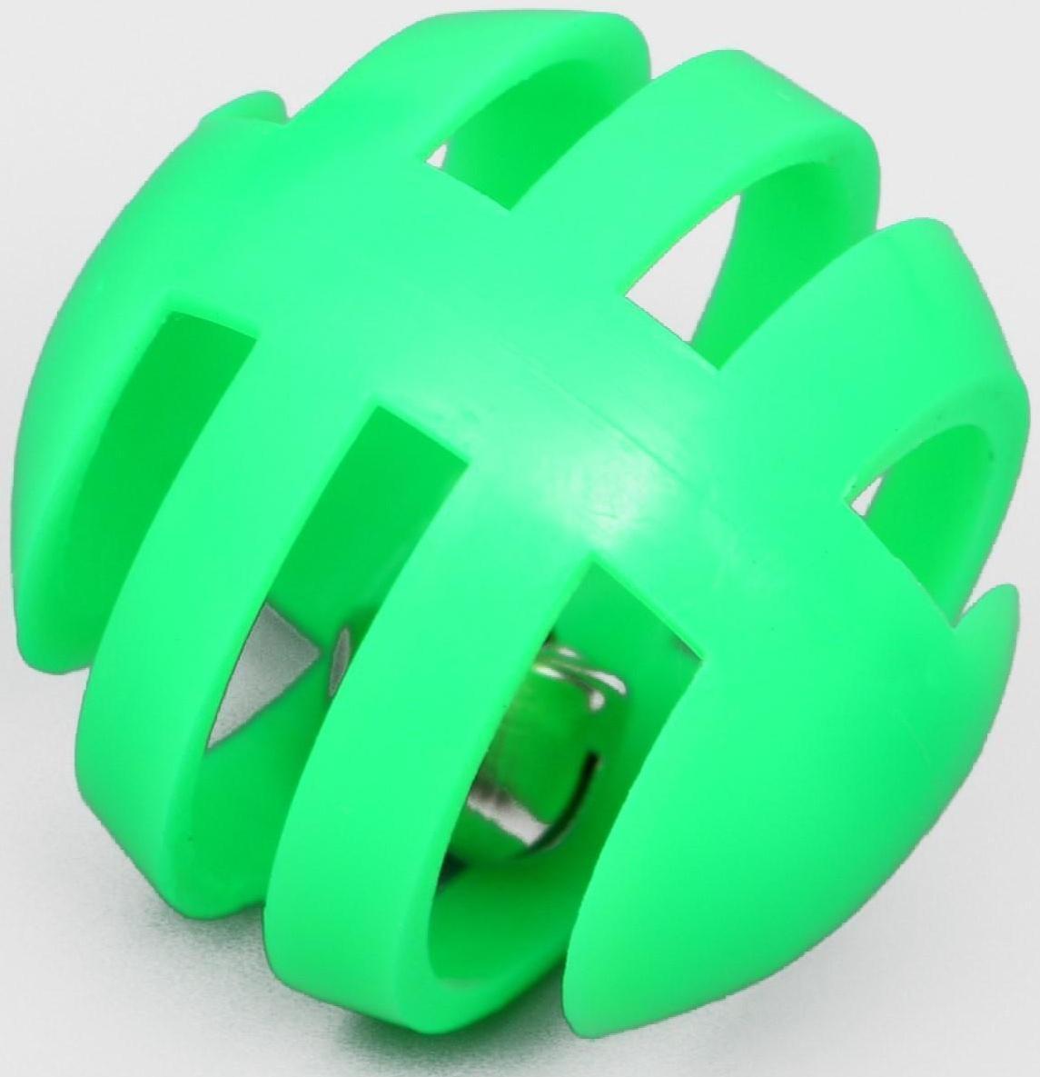 Набор игрушек для кошек: мышь 5 см и шарик с бубенчиком 3,8 см, микс цветов